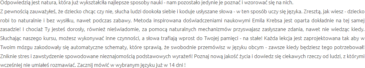Efektywna Metoda Nauki Kołobrzeg